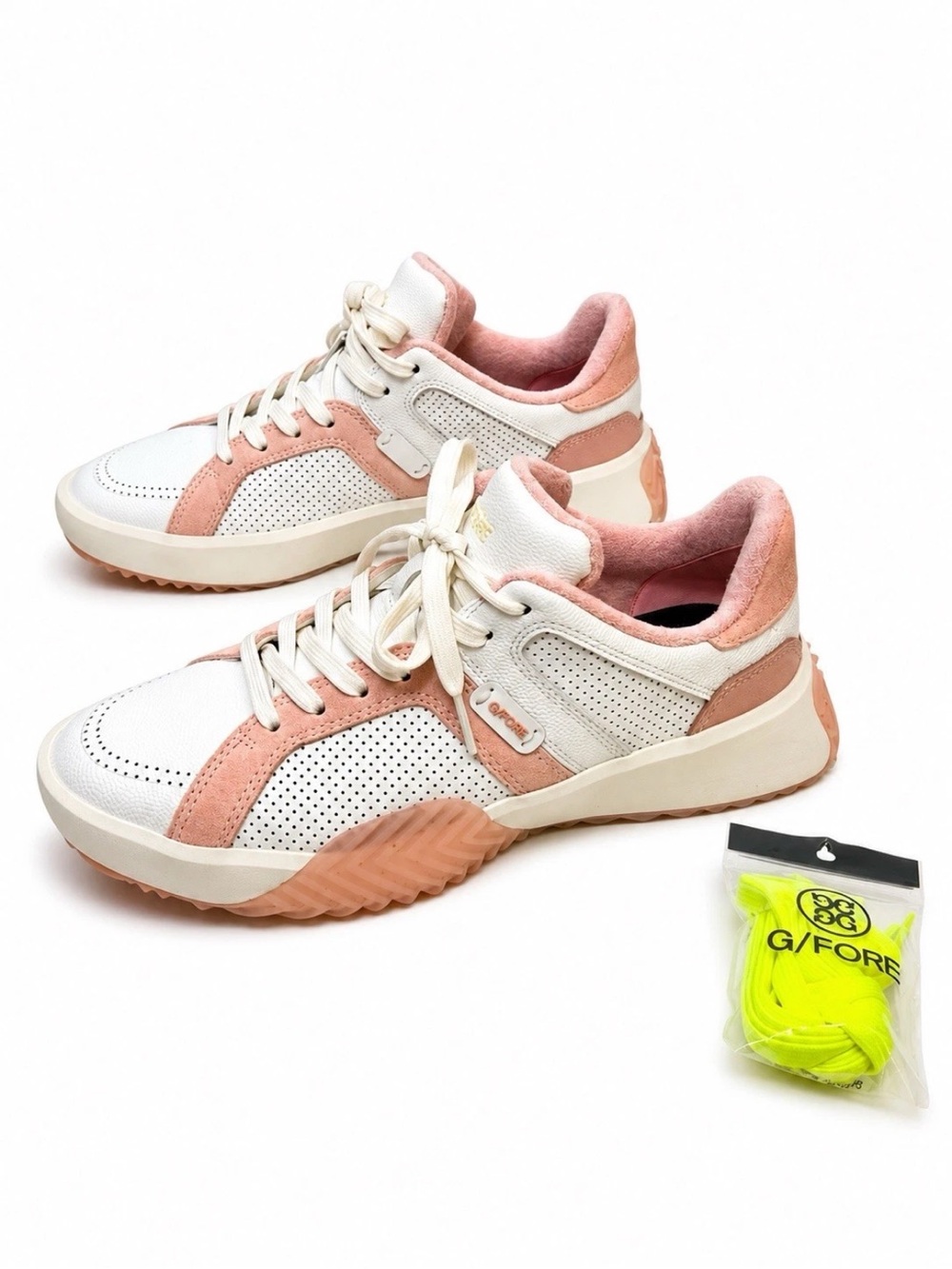 G/FORE Women's G.112 Perforated Street Shoes Athletic Sneaker Size 8.5 Pink